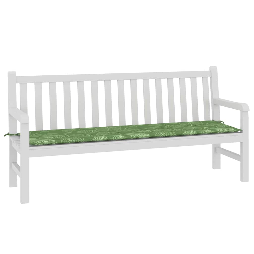 Cuscino per Panchina Tessuto Oxford Design a foglia - homemem39