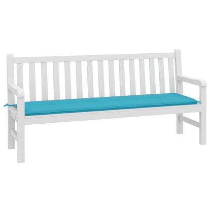 Cuscino per Panchina Tessuto Oxford Turchese 180 x 50 x 3 cm