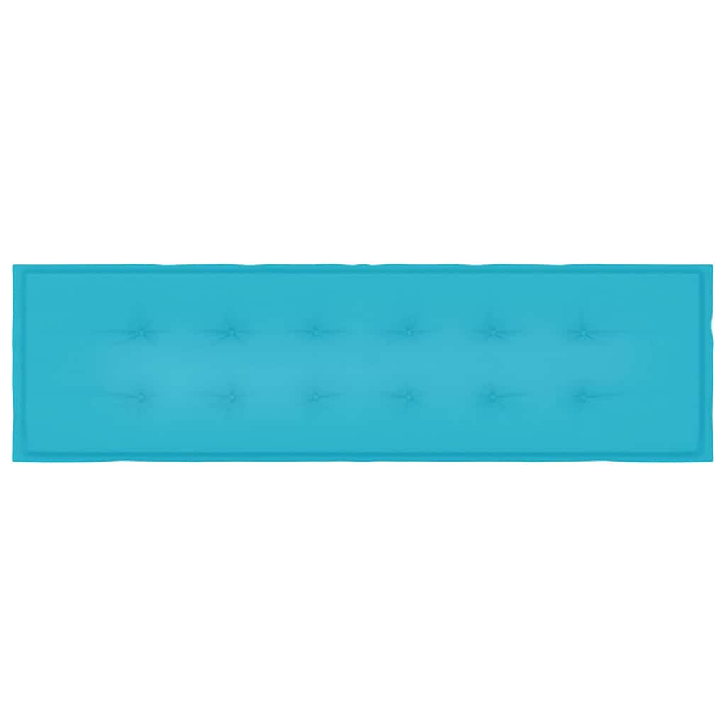 Cuscino per Panchina Turchese 150 x 50 x 3 cm Tessuto Oxford | homemem39