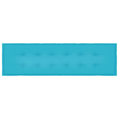 Cuscino per Panchina Turchese 150 x 50 x 3 cm Tessuto Oxford | homemem39