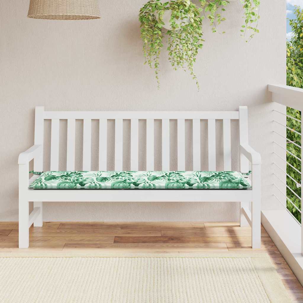 Cuscino per Panchina Foglia Motivo Foglia 200 x 50 x 3 cm | homemem39