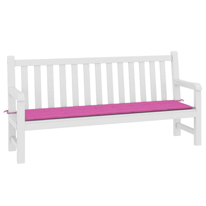 Cuscino per Panca da Giardino Rosa 200x50x3 cm in Tessuto | homemem39