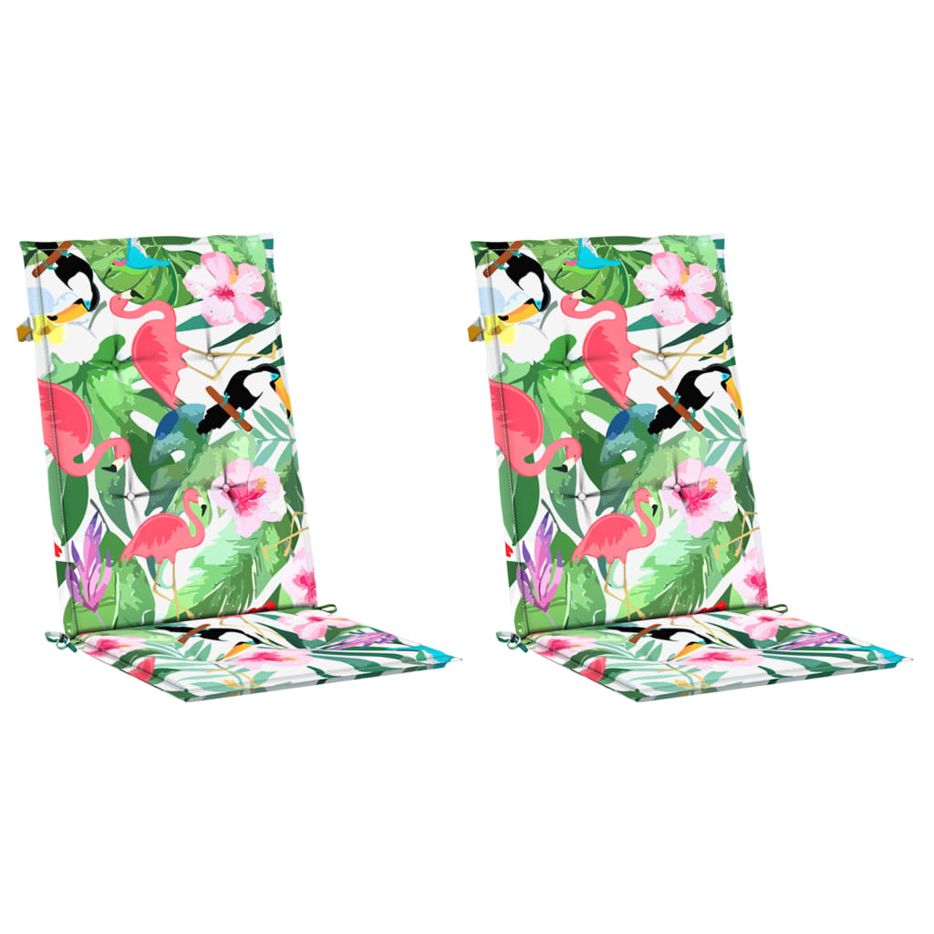 Cuscini per Sedie 2 pz Multicolori 120x50x3 cm in Tessuto | homemem39