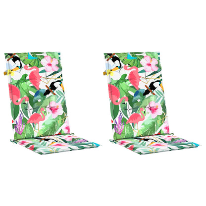 Cuscini per Sedie 2 pz Multicolori 120x50x3 cm in Tessuto | homemem39