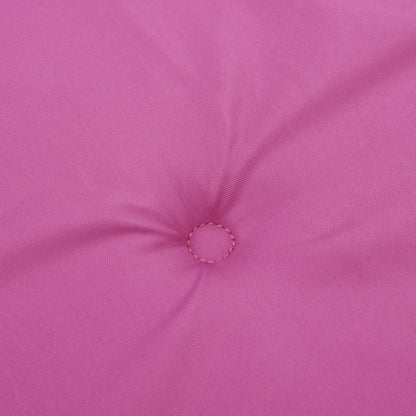 Cuscini per Sedia con Schienale Alto 4pz Rosa in Tessuto