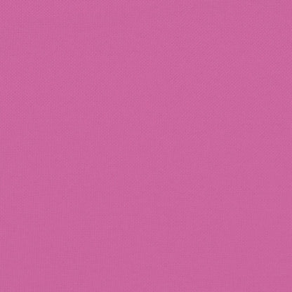 Cuscini per Sedia con Schienale Basso 2 pz Rosa in Tessuto | homemem39