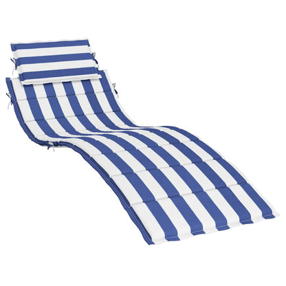 Cuscino per Lettino a Righe Bianche e Blu in Tessuto Oxford | homemem39