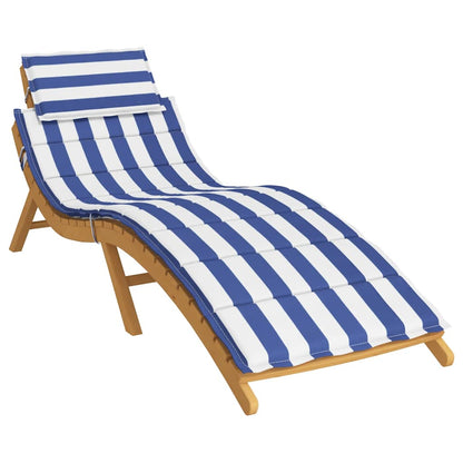 Cuscino per Lettino a Righe Bianche e Blu in Tessuto Oxford | homemem39