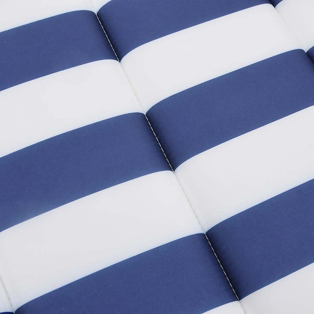 Cuscino per Lettino a Righe Bianche e Blu in Tessuto Oxford | homemem39