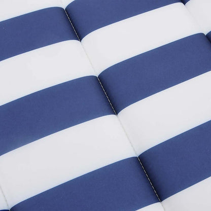 Cuscino per Lettino a Righe Bianche e Blu in Tessuto Oxford | homemem39