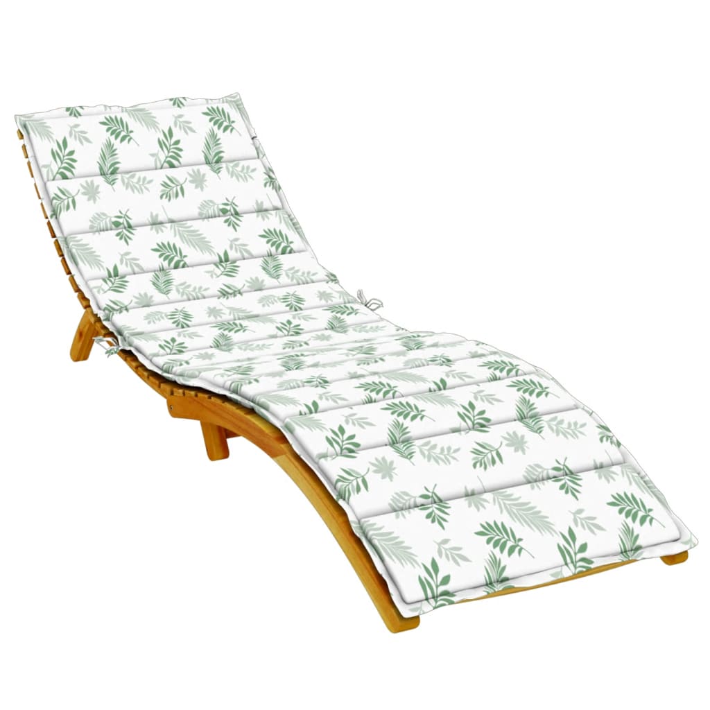 Cuscino per Lettino con Motivo a Foglie in Tessuto Oxford | homemem39