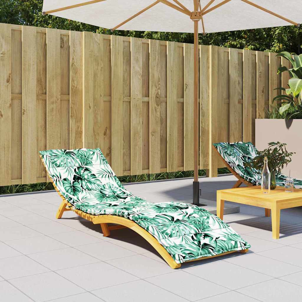 Cuscino Lounger Motivo Foglia 200 x 70 x 3 cm Tessuto Oxford | homemem39