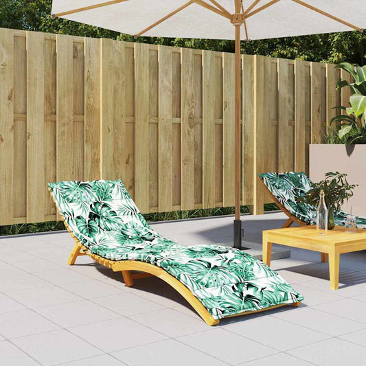 Cuscino Lounger Motivo Foglia 200 x 70 x 3 cm Tessuto Oxford | homemem39