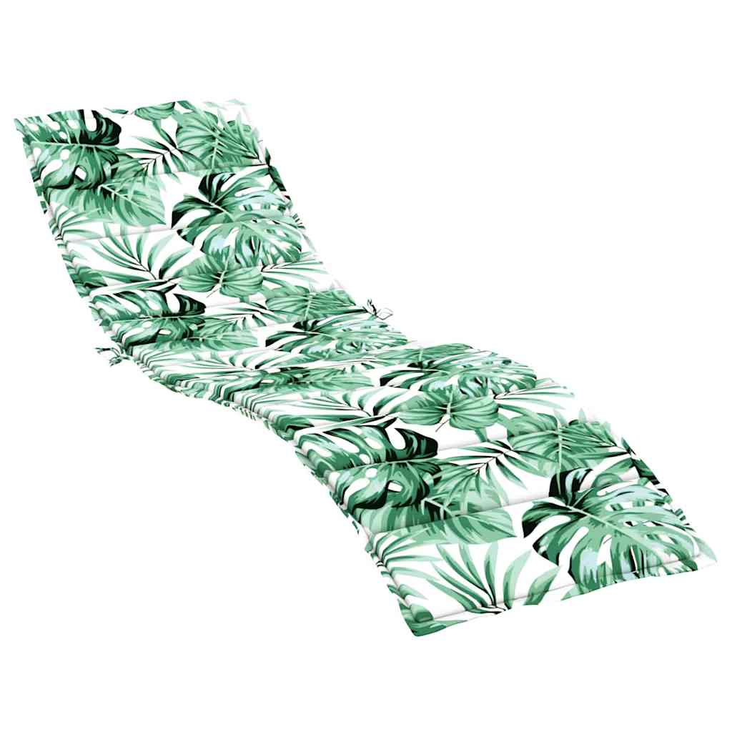 Cuscino Lounger Motivo Foglia 200 x 70 x 3 cm Tessuto Oxford | homemem39