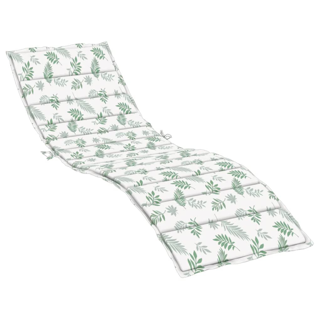 Cuscino per Lettino con Motivo a Foglie in Tessuto Oxford | homemem39