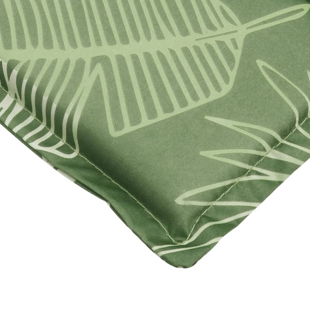 Cuscino per Lettino con Motivo a Foglie in Tessuto Oxford | homemem39