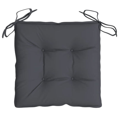 Cuscini per Sedia 2 pz Antracite 40x40x7 cm in Tessuto Oxford | homemem39