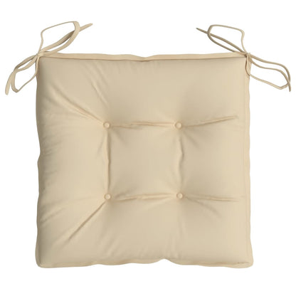 Cuscini per Sedia 6 pz Beige 40x40x7 cm in Tessuto Oxford | homemem39