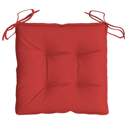 Cuscini per Sedia 6 pz Rossi 40x40x7 cm in Tessuto Oxford | homemem39