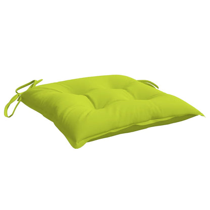 Cuscini per Sedia 4 pz Verde Intenso 40x40x7 cm Tessuto Oxford | homemem39