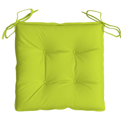 Cuscini per Sedia 4 pz Verde Intenso 40x40x7 cm Tessuto Oxford | homemem39