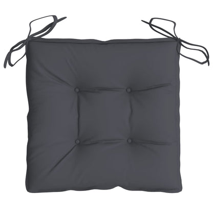 Cuscini per Sedia 2 pz Antracite 50x50x7 cm Tessuto Oxford | homemem39