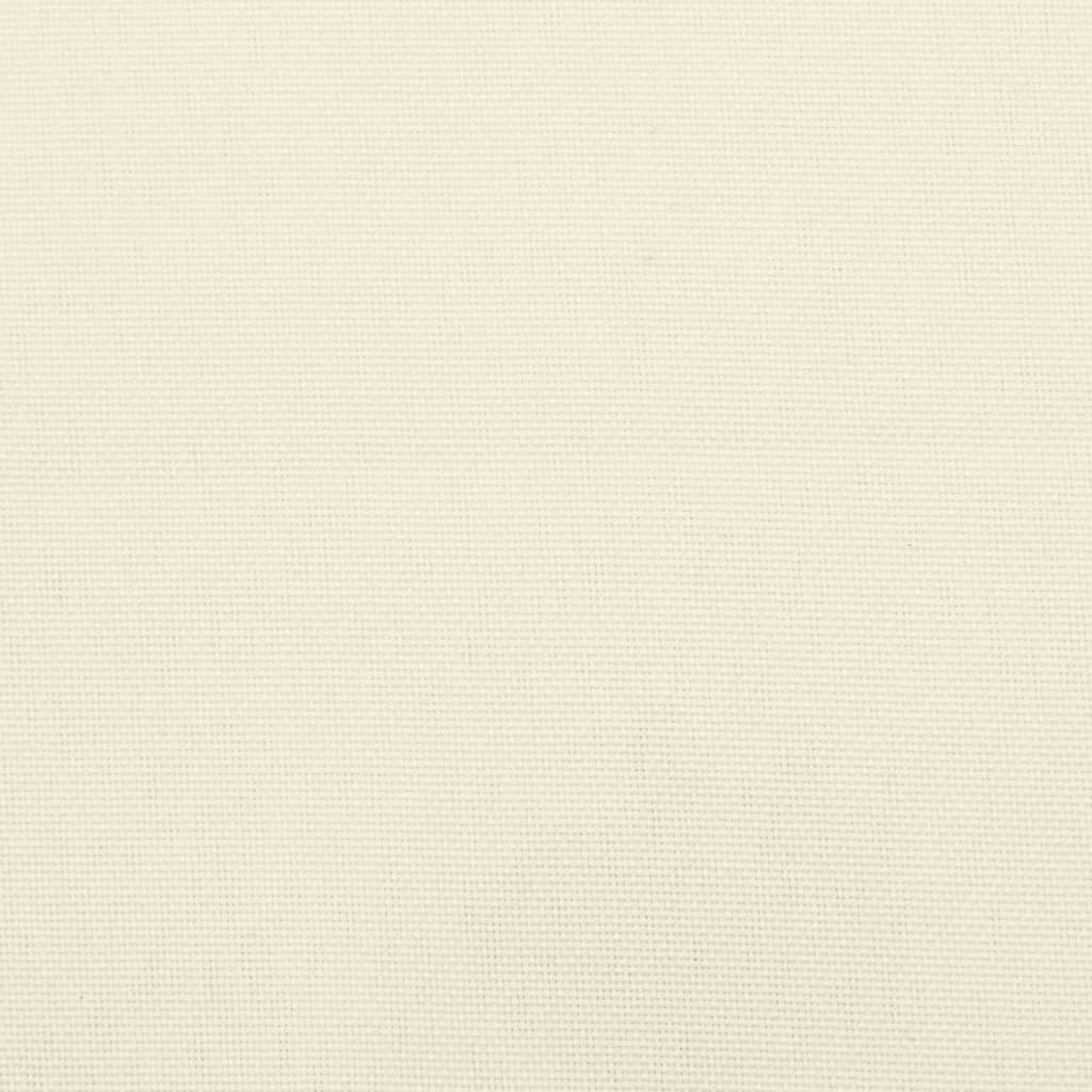 Cuscini per Sedia 6 pz Bianco Crema 50x50x7cm in Tessuto Oxford - homemem39