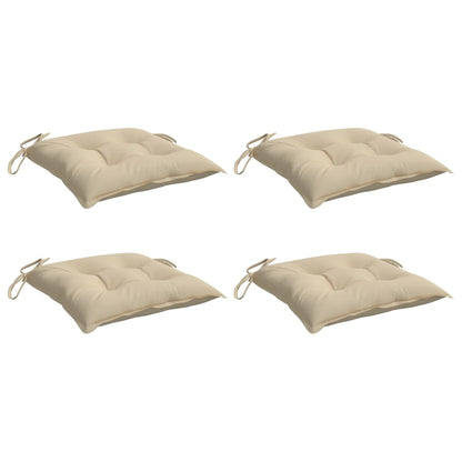 Cuscini per Pallet 4 pz Beige 50x50x7 cm Tessuto Oxford | homemem39