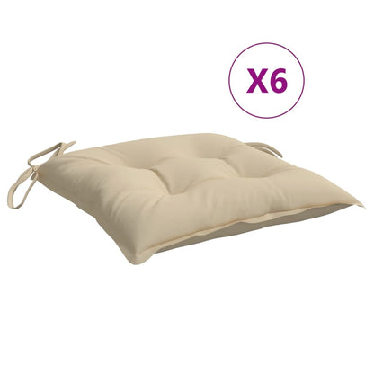 Cuscini per Pallet 6 pz 50x50x7 cm Tessuto Oxford