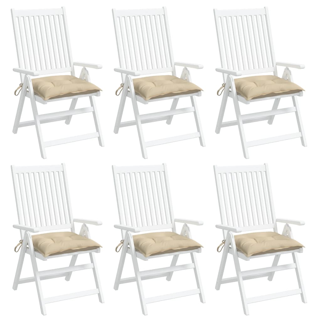 Cuscini per Pallet 6 pz 50x50x7 cm Tessuto Oxford