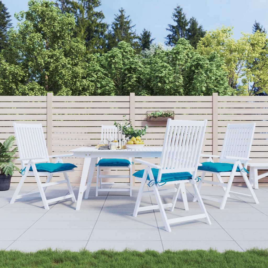 Cuscini per Pallet 4 pz Azzurri 50x50x7 cm in Tessuto Oxford | homemem39