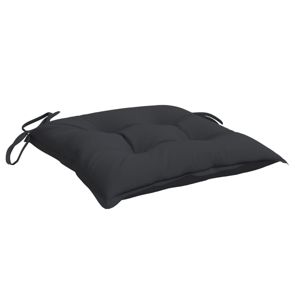 Cuscini per Pallet 4 pz Neri 50x50x7 cm Tessuto Oxford | homemem39