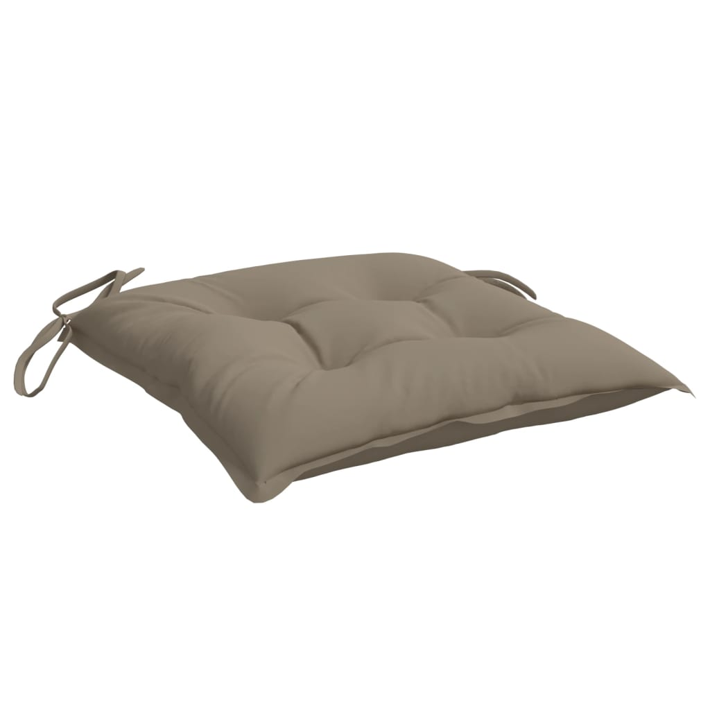 Cuscini per Pallet 2 pz Tortora 50x50x7 cm Tessuto Oxford | homemem39