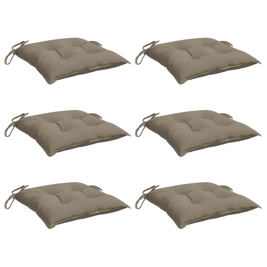 Cuscini per Pallet 6 pz 50x50x7 cm Tessuto Oxford