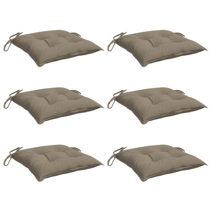 Cuscini per Pallet 6 pz 50x50x7 cm Tessuto Oxford