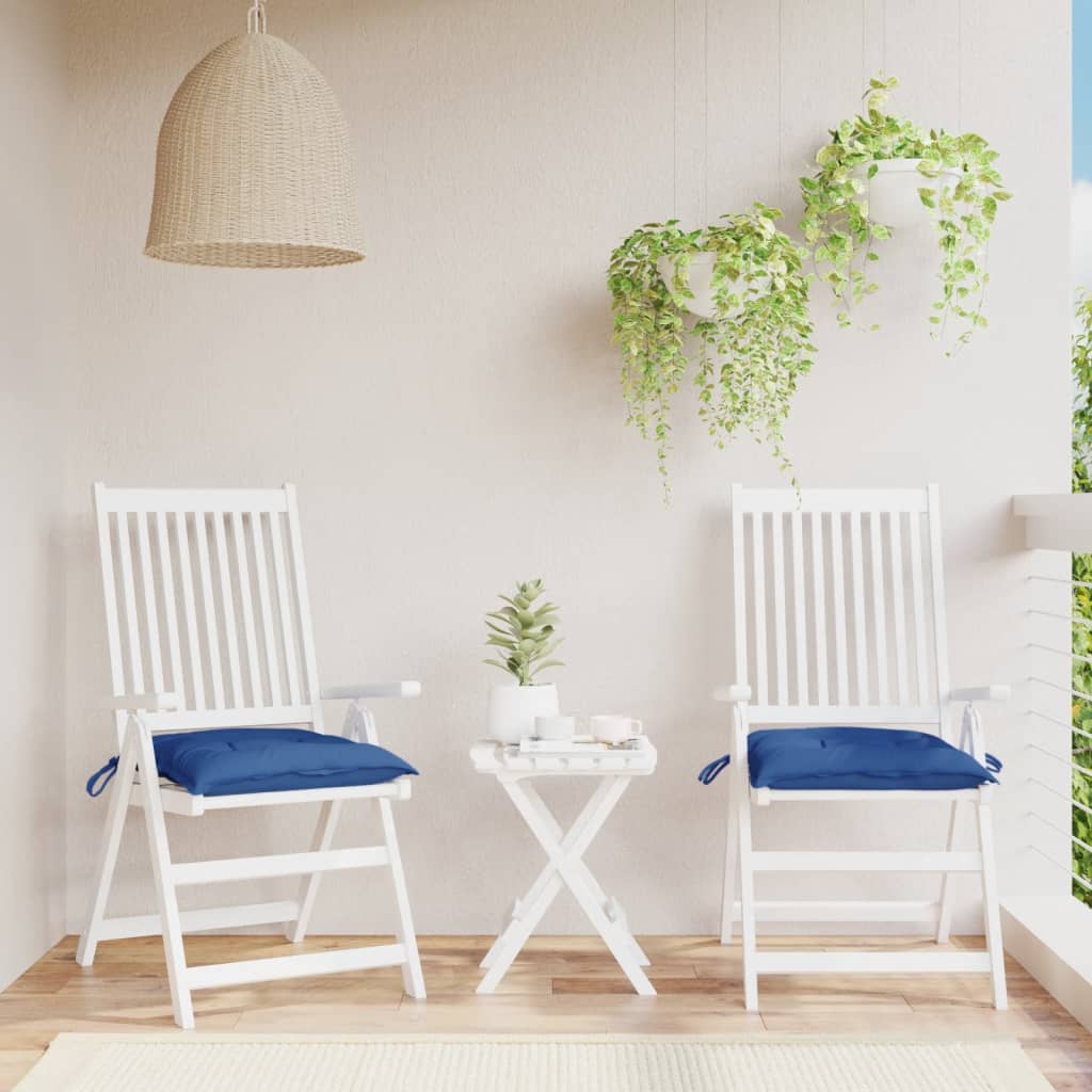 Cuscini per Pallet 2 pz Blu 50x50x7 cm Tessuto Oxford | homemem39
