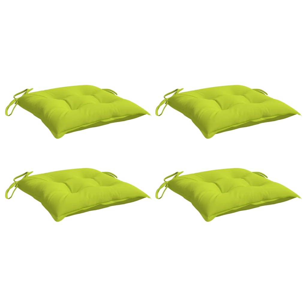 Cuscini per Pallet 4 pz Verde Chiaro 50x50x7 cm Tessuto Oxford | homemem39