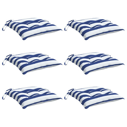 Cuscini per Sedia 6pz e Tessuto Oxford