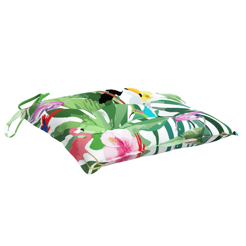 Cuscini per Sedia 2 pz Multicolore 50x50x7 cm in Tessuto Oxford | homemem39