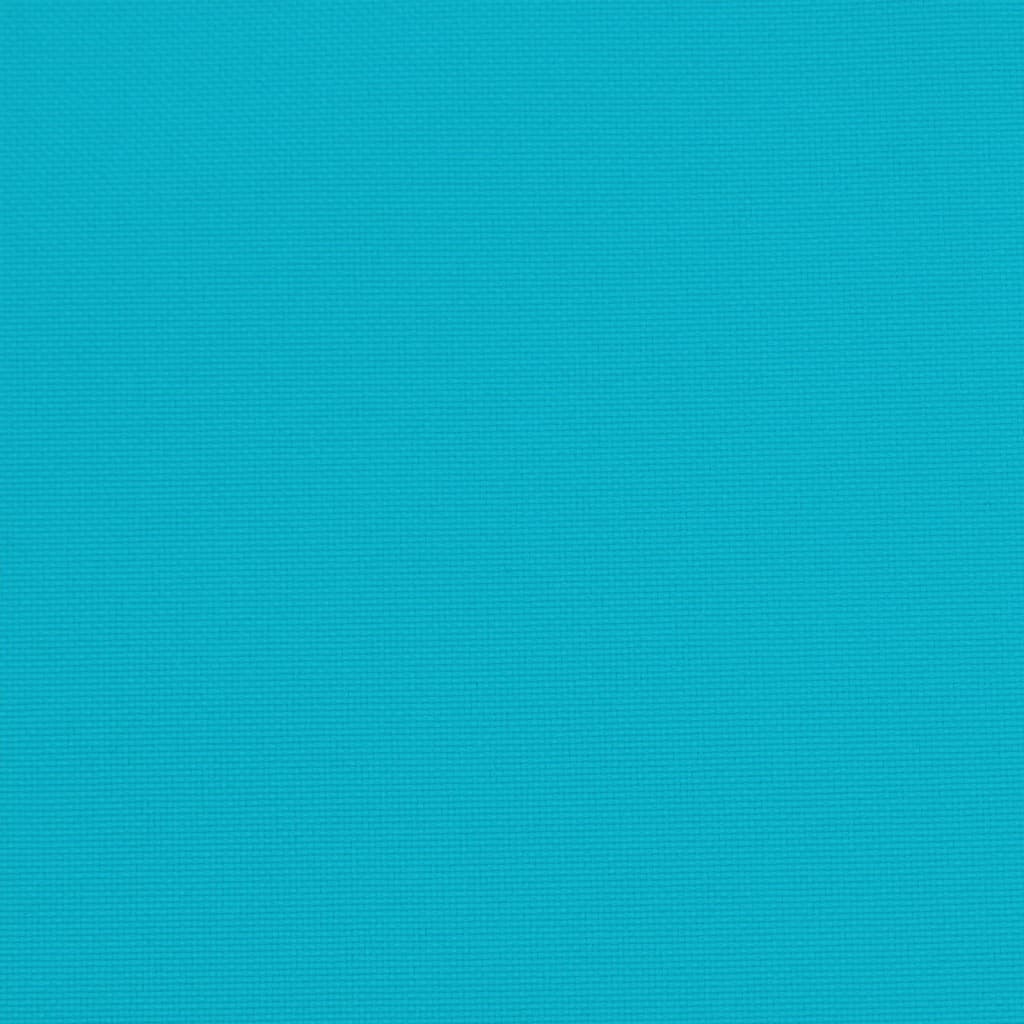 Cuscini per Sedia 4 pz Turchese 50x50x7 cm Tessuto Oxford | homemem39
