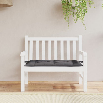 Cuscino per Panca Antracite 100x50x7 cm in Tessuto Oxford | homemem39