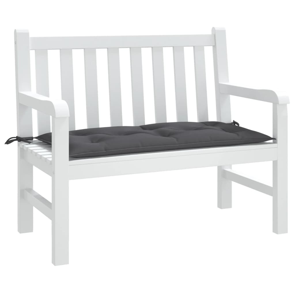 Cuscino per Panca Antracite 100x50x7 cm in Tessuto Oxford | homemem39