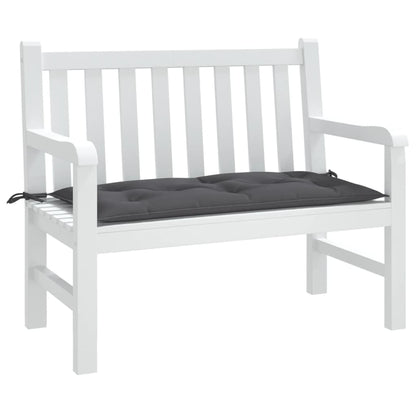 Cuscino per Panca Antracite 100x50x7 cm in Tessuto Oxford | homemem39