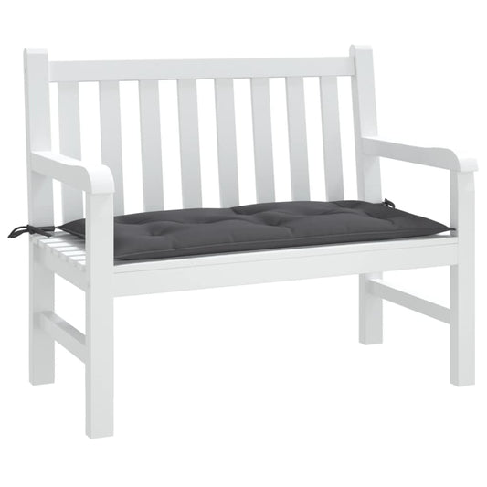 Cuscino per Panca Antracite 100x50x7 cm in Tessuto Oxford | homemem39