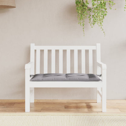 Cuscino per Panca Grigio 100x50x7 cm in Tessuto Oxford | homemem39