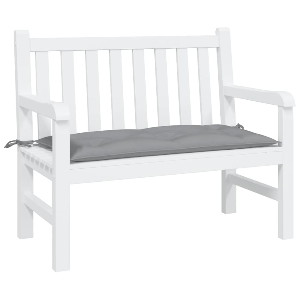 Cuscino per Panca Grigio 100x50x7 cm in Tessuto Oxford | homemem39