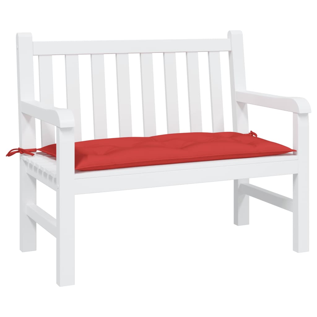 Cuscino per Panca Rosso 100x50x7 cm in Tessuto Oxford | homemem39