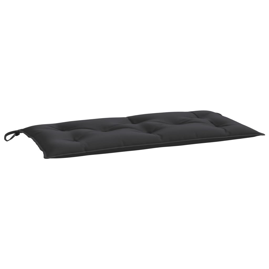 Cuscino per Panca Nero 100x50x7 cm in Tessuto Oxford | homemem39