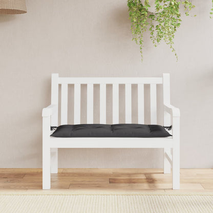 Cuscino per Panca Nero 100x50x7 cm in Tessuto Oxford | homemem39
