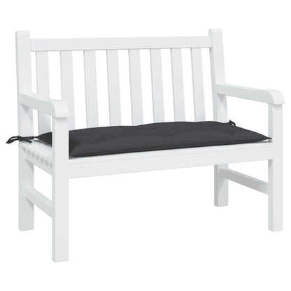 Cuscino per Panca Nero 100x50x7 cm in Tessuto Oxford | homemem39